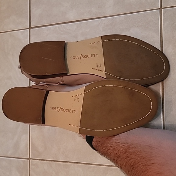 Sole Society Tan Booties Size 9 - Picture 4 of 6